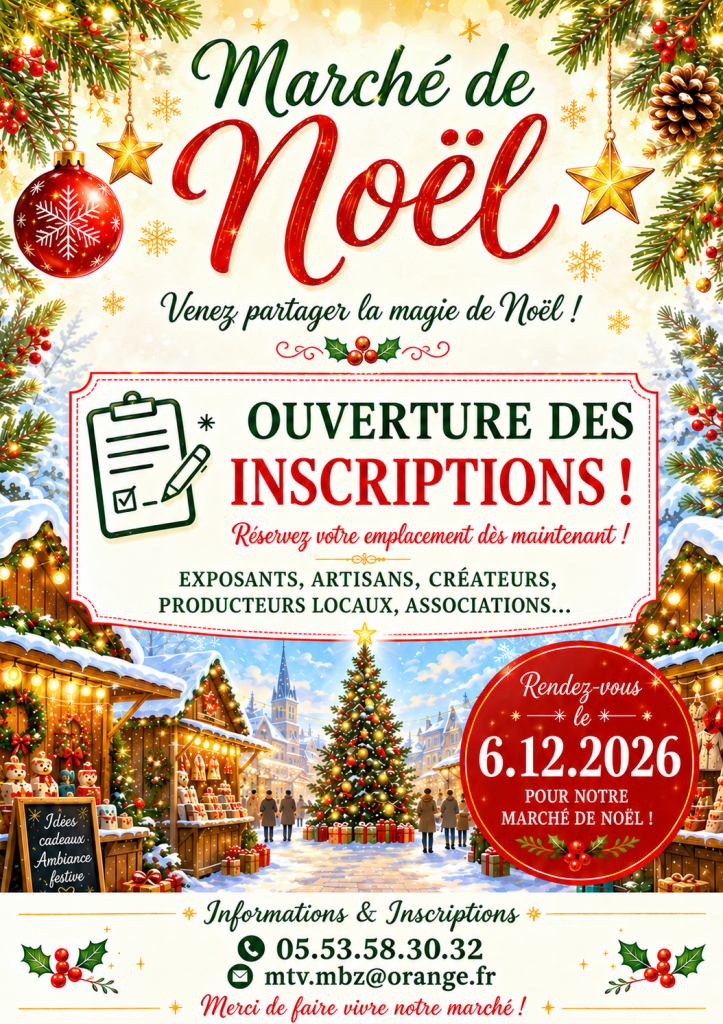 affiche marche de noel modifiee